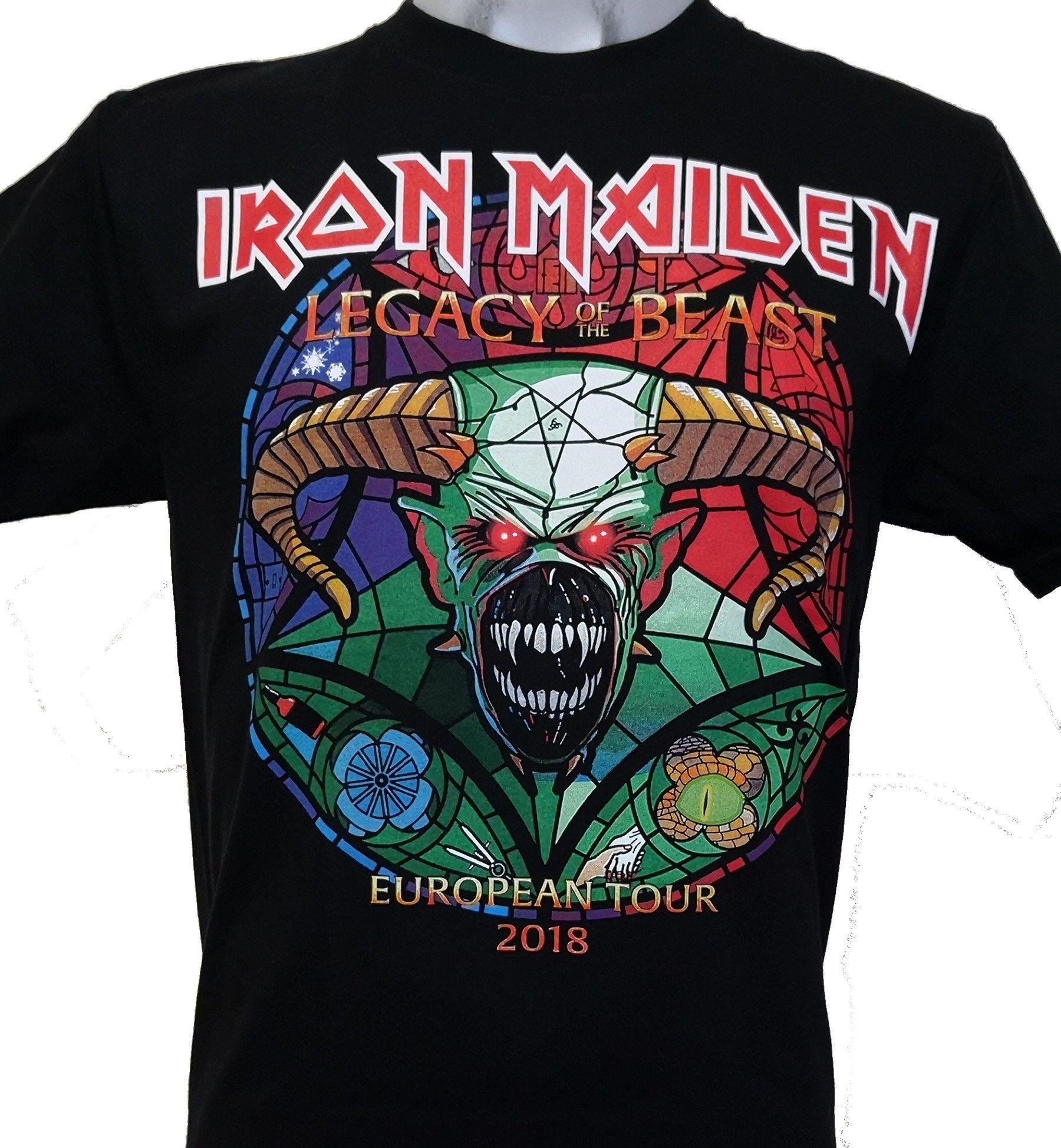 Iron Maiden M Logo - Iron Maiden t-shirt Legacy of the Beast size M – RoxxBKK