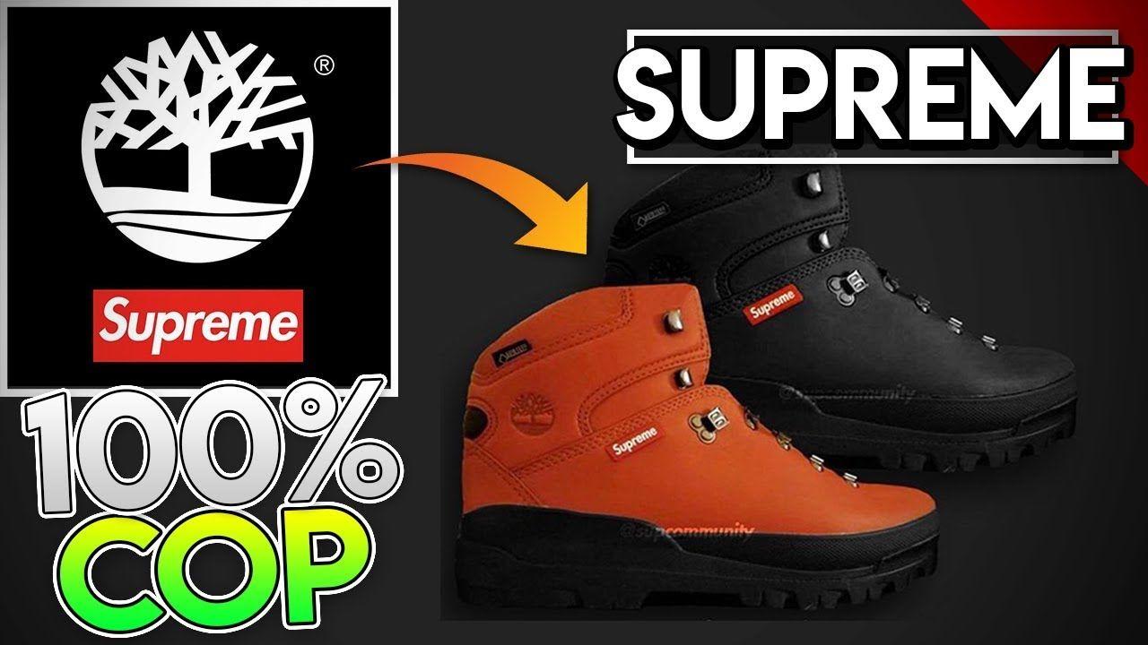 First Timberland Logo - LEAKED* SUPREME X TIMBERLAND FIRST LOOK! IS IT 