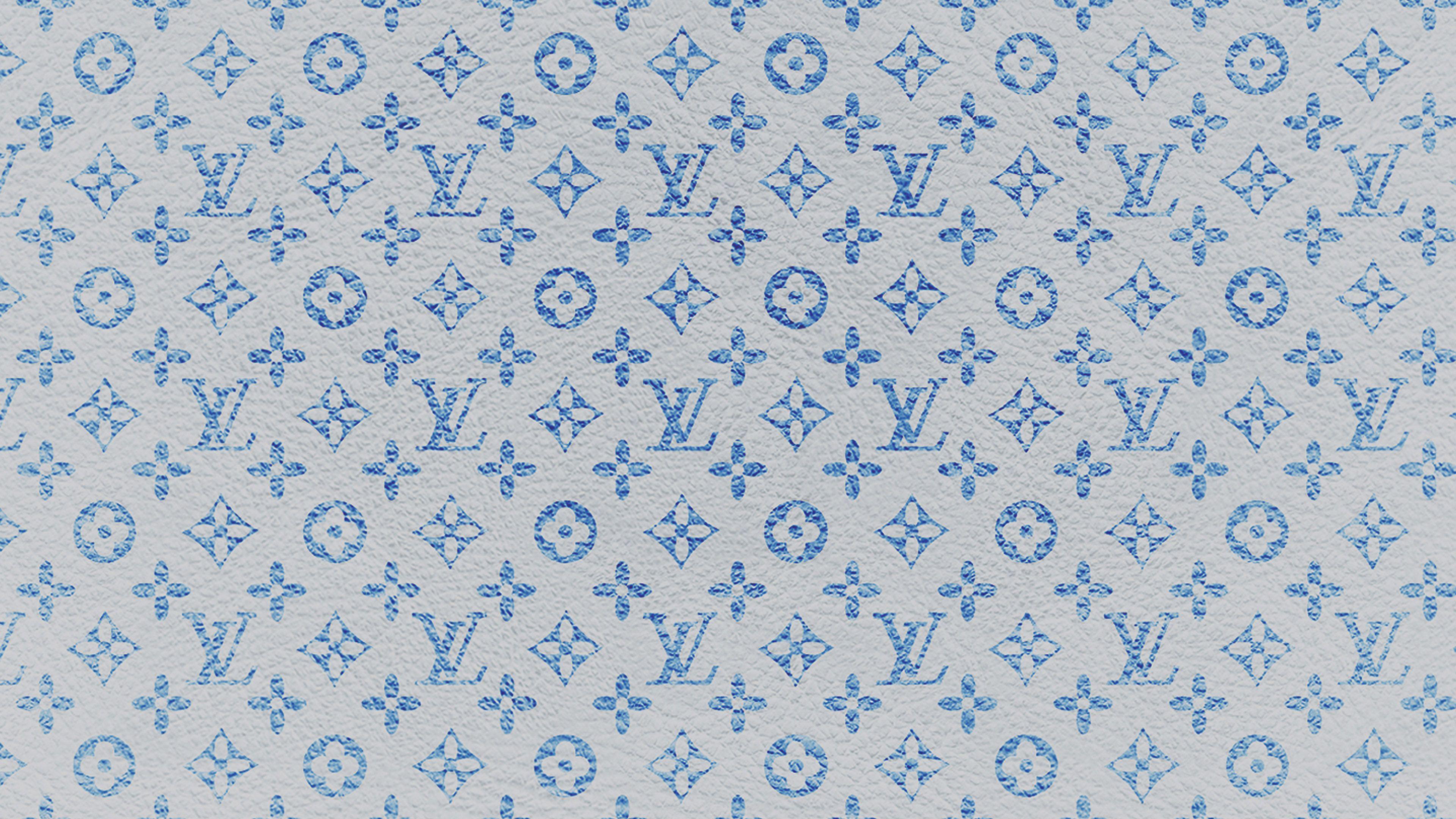 Blue Louis Vuitton Logo - I Love Papers | vf21-louis-vuitton-blue-pattern-art