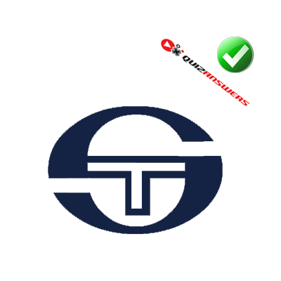T in Oval Logo - Blue T Inside An Oval Logo Vector Online 2019