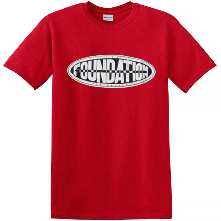 T in Oval Logo - Dear Foundation Oval Logo T shirt red. Manchester's Premier