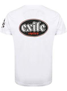 Exile Oval Logo - Exile T-Shirt Oval Logo Grey: Amazon.co.uk: Clothing