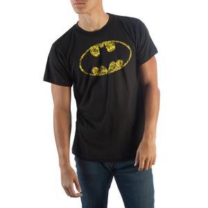 T in Oval Logo - Batman Oval Logo Black T Shirt