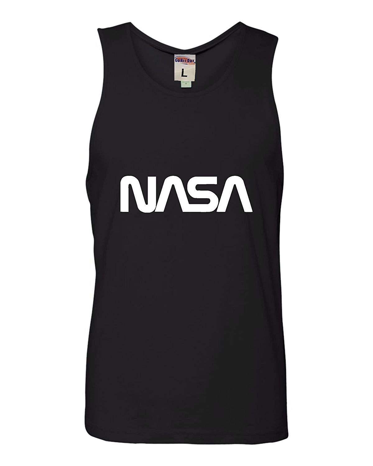 Fabric Worm Logo - Amazon.com: Go All Out Adult NASA Worm Logo Sleeveless Tank Top ...