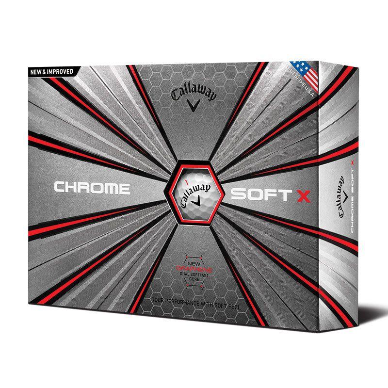 Ball U Logo - 2018 Callaway Chrome Soft X Logo Golf Balls (12 Doz) - Free Shipping ...