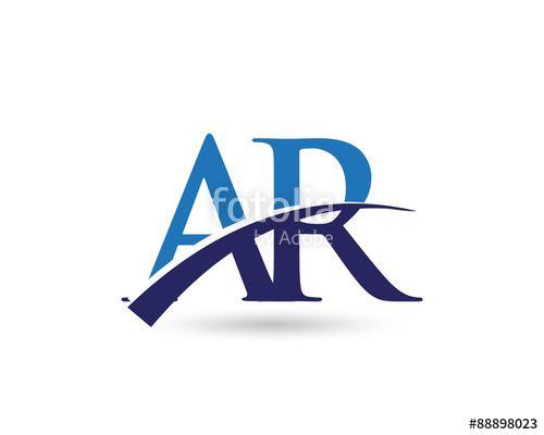 Ar Logo - AR Logo Letter Swoosh