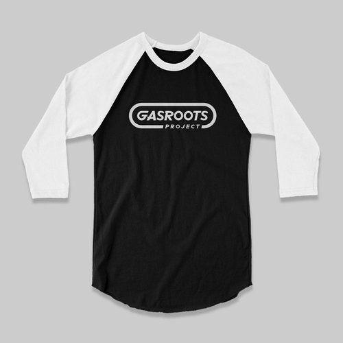 T in Oval Logo - Gasroots Project Logo Raglan Shirt