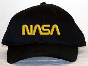 Fabric Worm Logo - Nasa - Yellow Worm Logo Embroidered Baseball Cap | eBay
