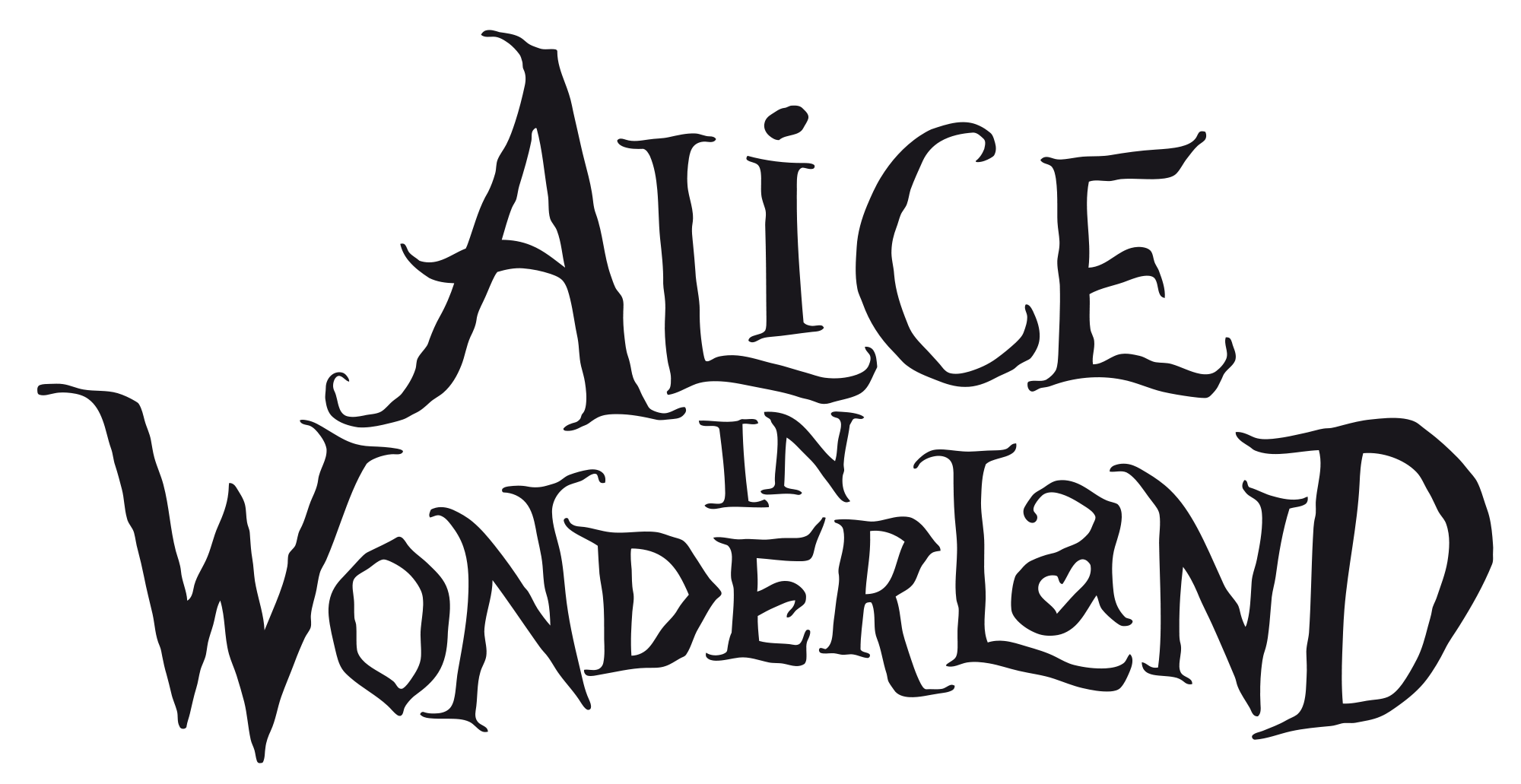 Alice in Wonderland Logo - Alice In Wonderland Logo transparent PNG - StickPNG