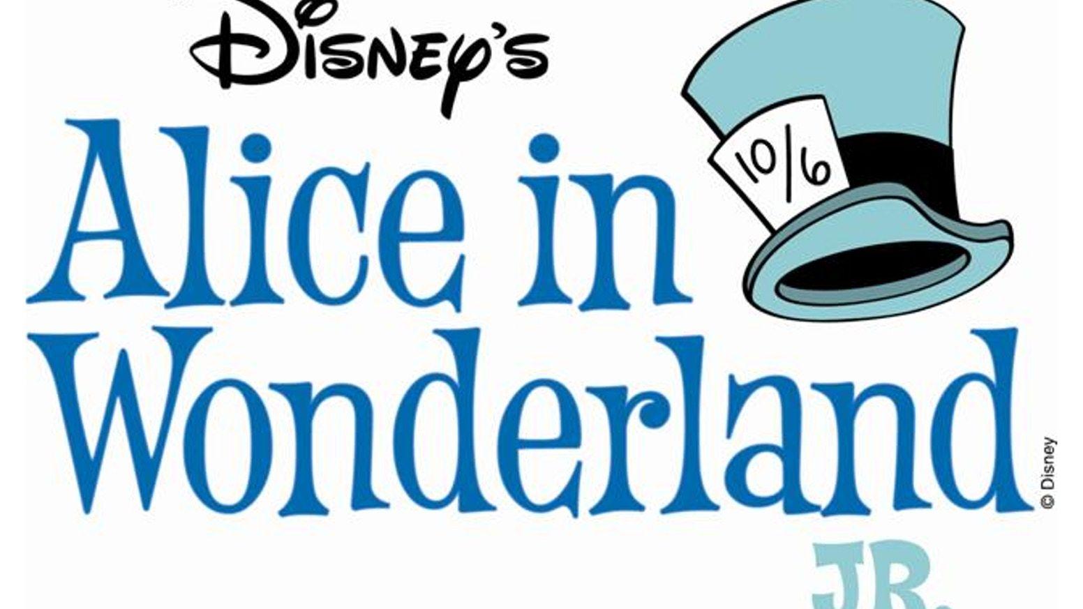 Alice in Wonderland Logo - Produce Disney's Alice in Wonderland Jr!