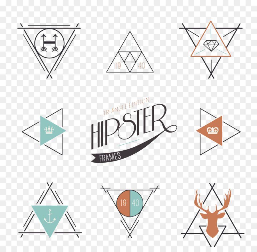 Hipster Triangle Logo - Logo Geometry Hipster - triangle png download - 994*952 - Free ...