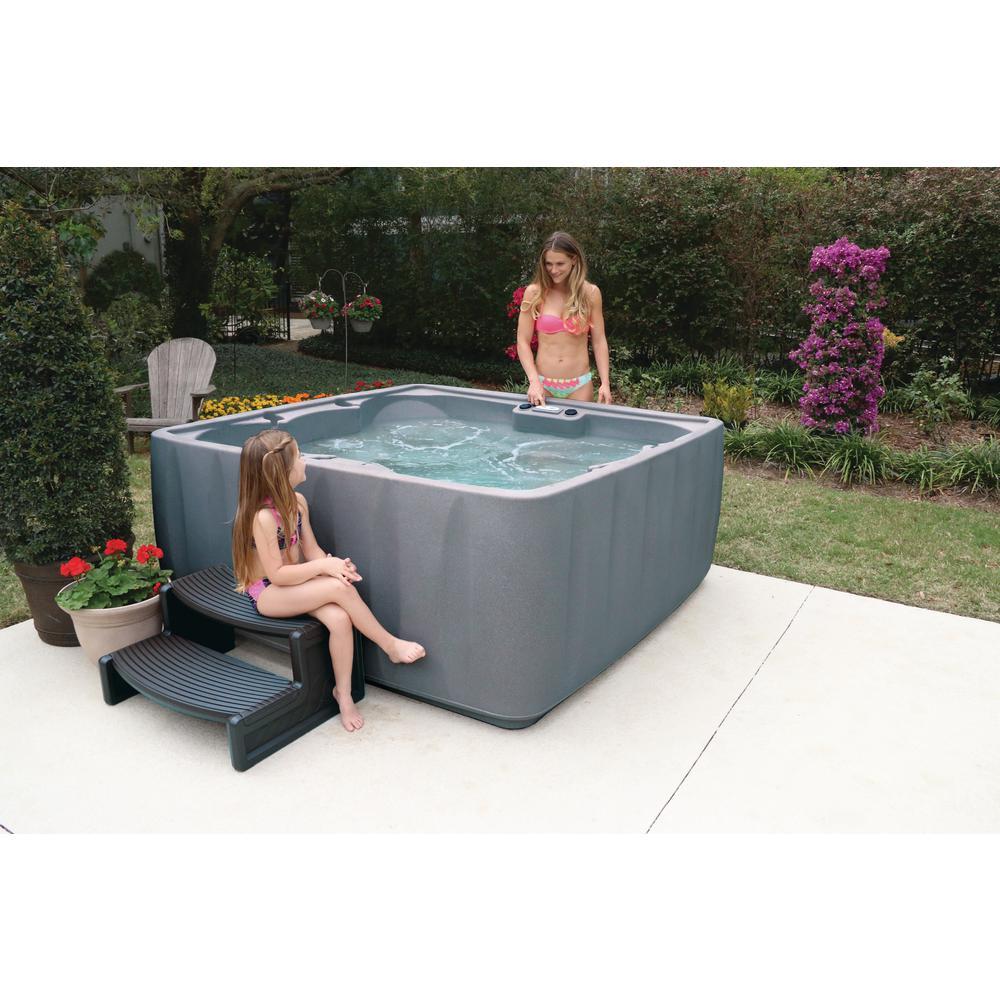 G G Tub Company Logo - AquaRest Spas Premium 600 6-Person Plug and Play Hot Tub with 29 ...