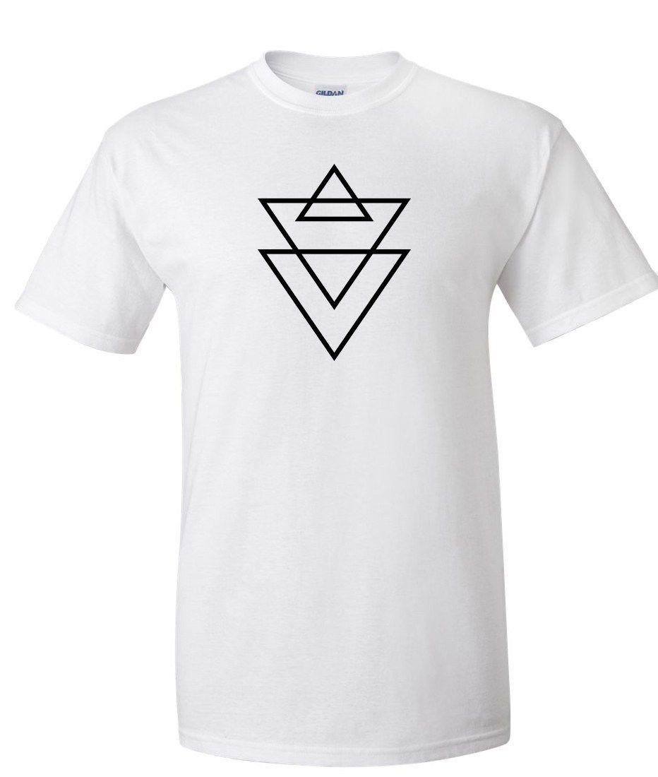 Hipster Triangle Logo - Hipster Triangle Religious Logo Graphic T Shirt - Supergraphictees