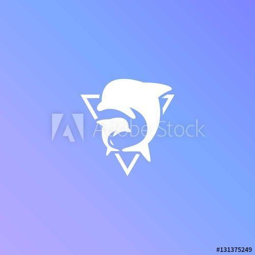 Hipster Triangle Logo - Hipster Triangle Dolphin Logo - Buy this stock vector and explore ...
