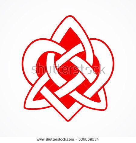 Red Celtic Logo - Red celtic knot Logos