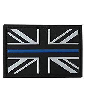 Blue Line Logo - Kombat Thin Blue Line Patch PVC With Backing: Amazon.co.uk: Sports ...