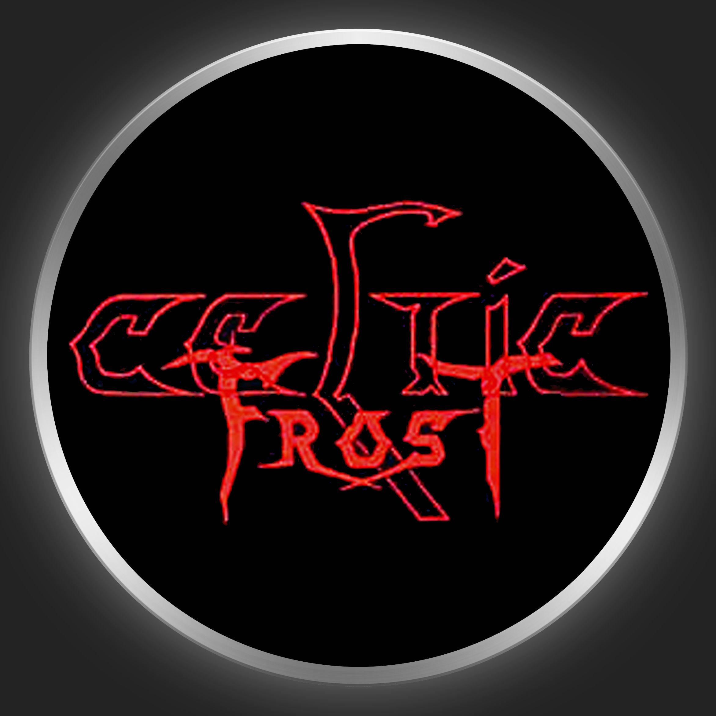 Red Celtic Logo - CELTIC FROST - Red Logo Button-