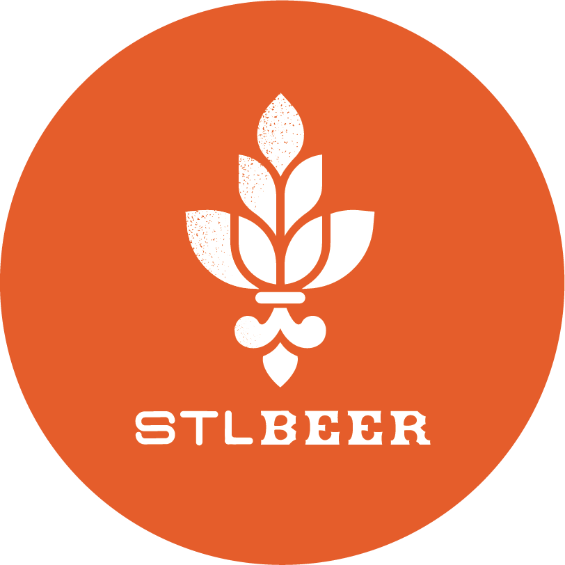 White On Orange Logo - STL Beer | Media Assets