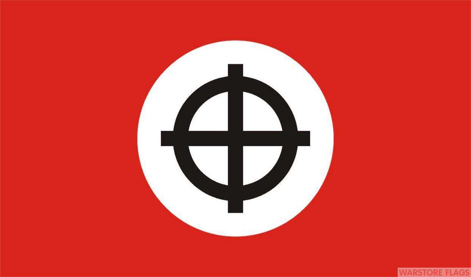 Red Celtic Logo - CELTIC CROSS RED - 5 X 3 FLAG