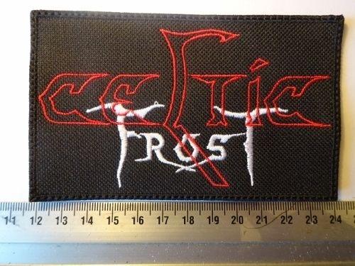 Red Celtic Logo - CELTIC FROST - RED/WHITE LOGO | Patches | Riffs Merchandise