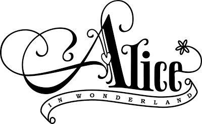 Alice in Wonderland Logo - Dia Calhoun Lettering Artist: Alice in Wonderland