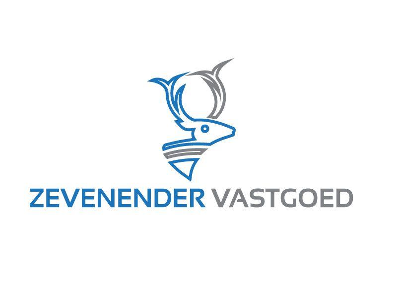 Marine Flower Logo - Elegant, Playful, Real Estate Logo Design for Zevenender Vastgoed