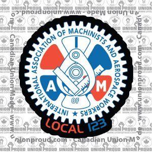 IAM Union Logo - IAM Basic Logo Decal – Union Proud