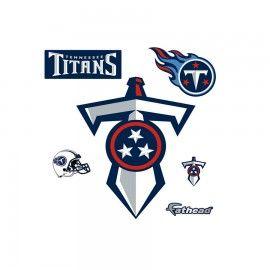 Titans Sword Logo - Tennessee Titans Fatheads | Tennessee Titans Helmet - 4'8