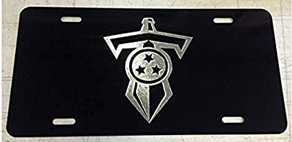 Titans Sword Logo - Tennessee Titans T Sword Logo Inspired Laser Engraved
