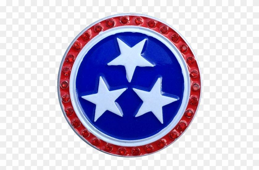 Titans Sword Logo - Tennessee Stars Ball Marker & Hat Clip With Crystals