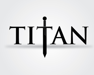 Titans Sword Logo - Logopond, Brand & Identity Inspiration (titan)