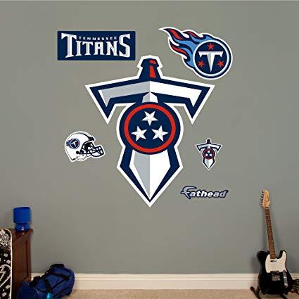 Titans Sword Logo - Amazon.com : Fathead NFL Tennessee Titans Tennessee Titans Sword