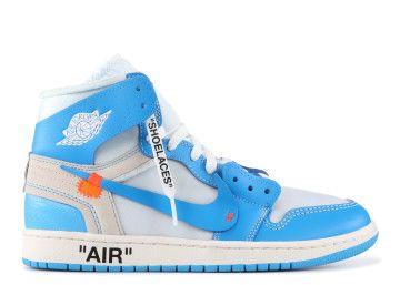 Carolina Blue Jordan Logo - Air Jordan 1 (I) Shoes