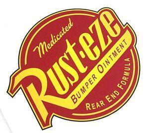 Lightning McQueen Rust-eze Logo - Rust eze Logos