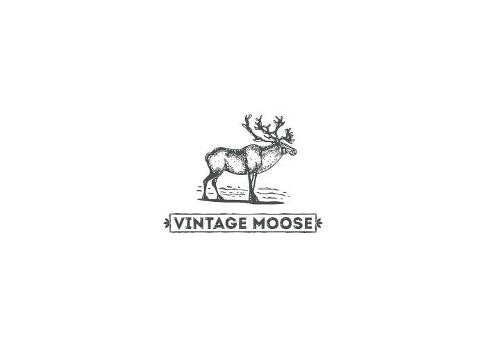 Moose Logo - Vintage Moose Logo Design | Logo Cowboy