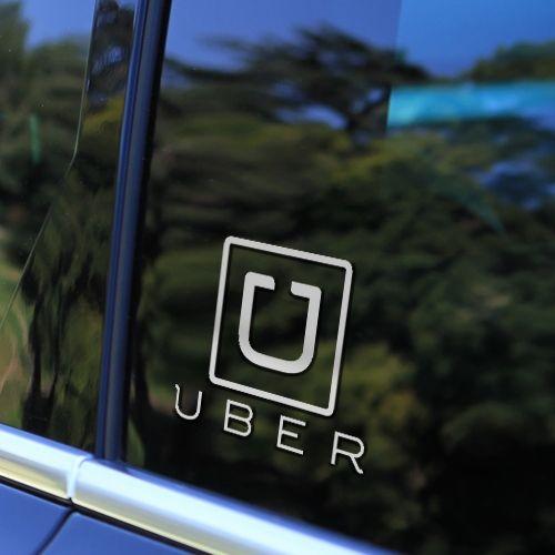 Uber Driver Windshield Logo - Uber Full Logo Driver Car Vehicle Windshield Decal Sticker Signage