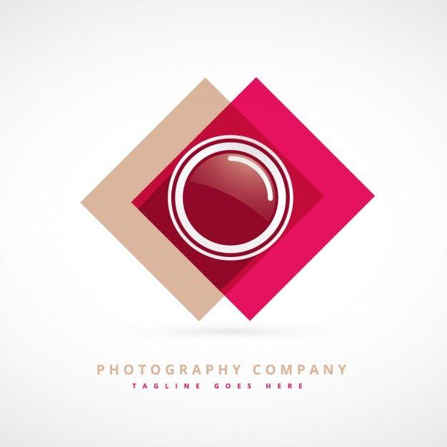 Red Photography Logo - Photography design logo Vector
