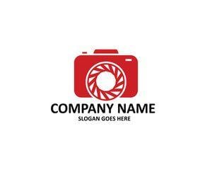 Red Photography Logo - photography Logo