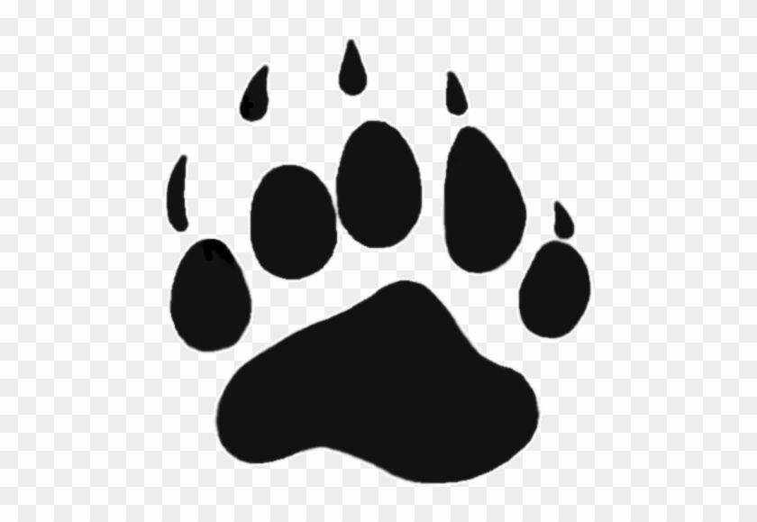 The Bear Paw Logo - Grizzly Bear Paw Print Clipart - Mountain View High School Orem Logo ...