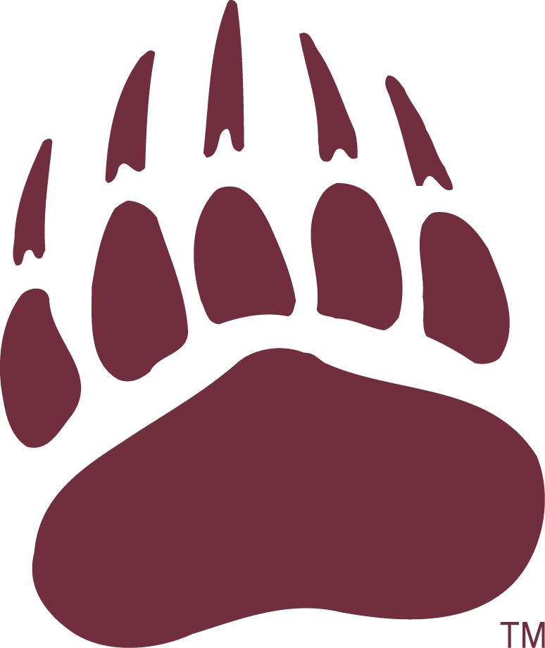 Grizzly Print Logo - Montana Grizzlies Secondary Logo Division I (i M) (NCAA I M