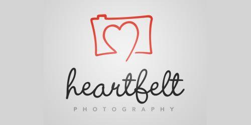 Red Photography Logo - Fiery & Bold Examples of Red in Logo Design