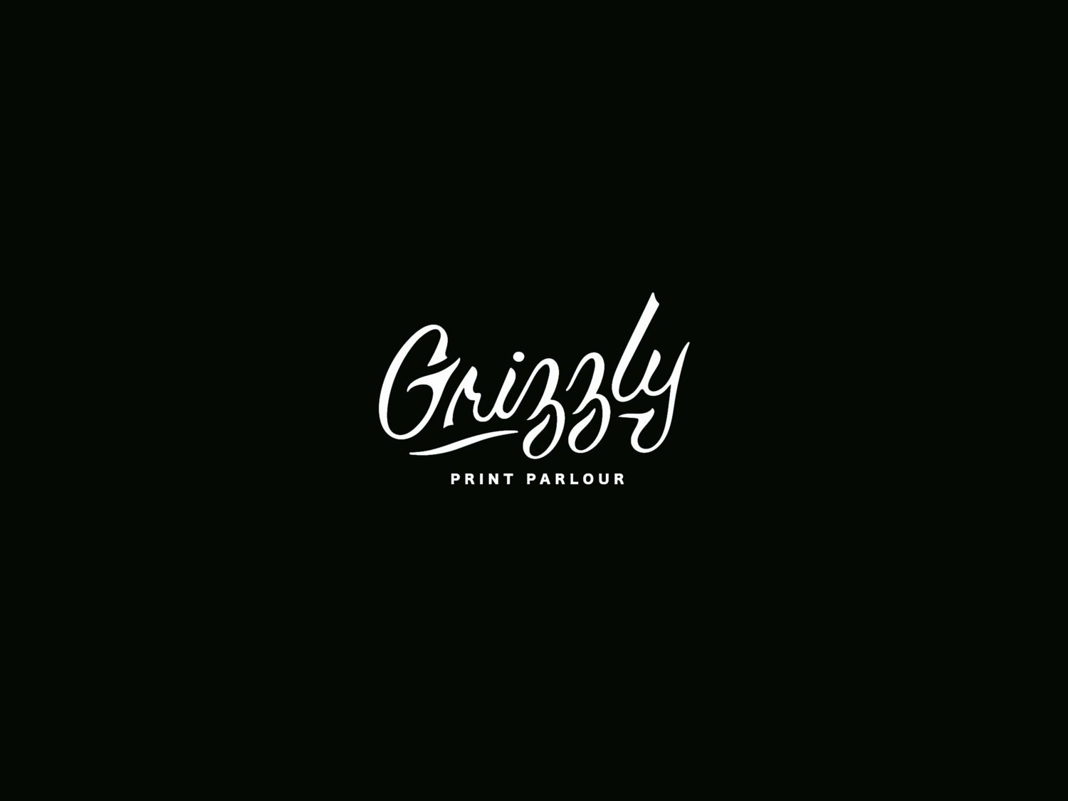 Grizzly Print Logo - Grizzly