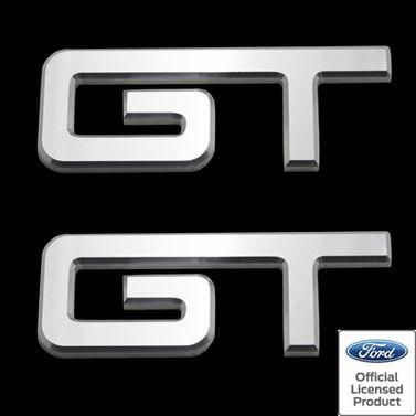 Mustang GT Logo - 05-14 Mustang Billet GT Emblem Set Ford Official Licensed