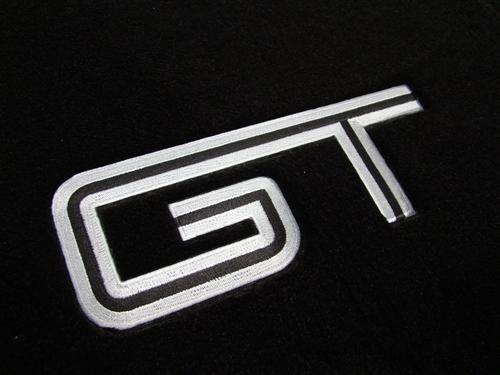 GT Logo - Mustang Floor Mats w/ GT Logo Black (05-10) 012051 - LMR