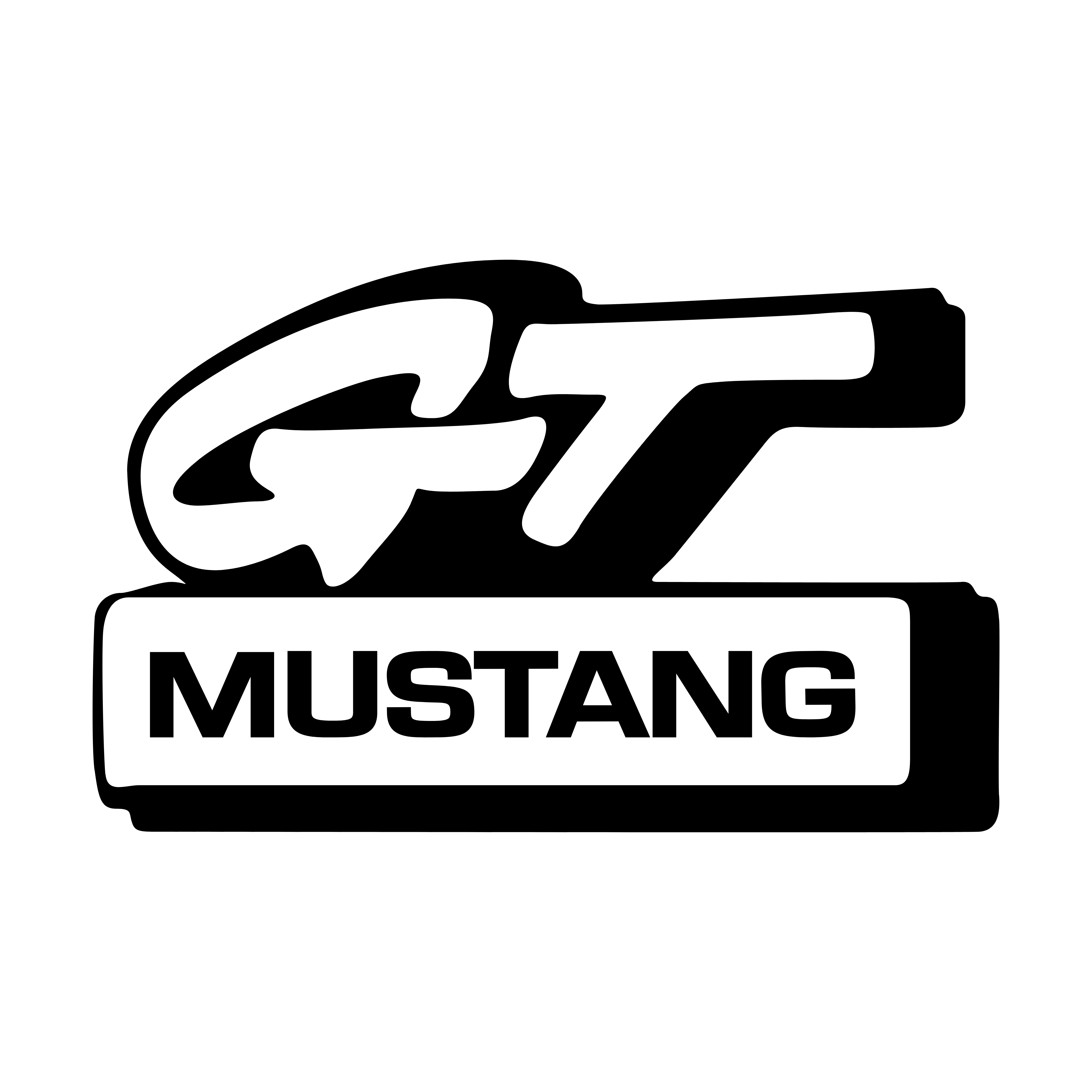 Mustang GT Logo - Mustang – Logos Download