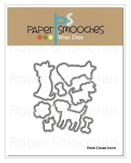 PS 60 Paw Logo - Paper Smooches Paws For The Cause Die And Stamp Set Bundle