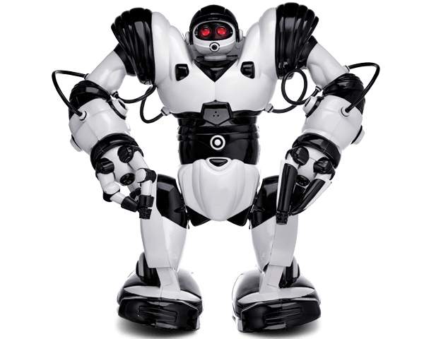 Black and White Robot Logo - WowWee®