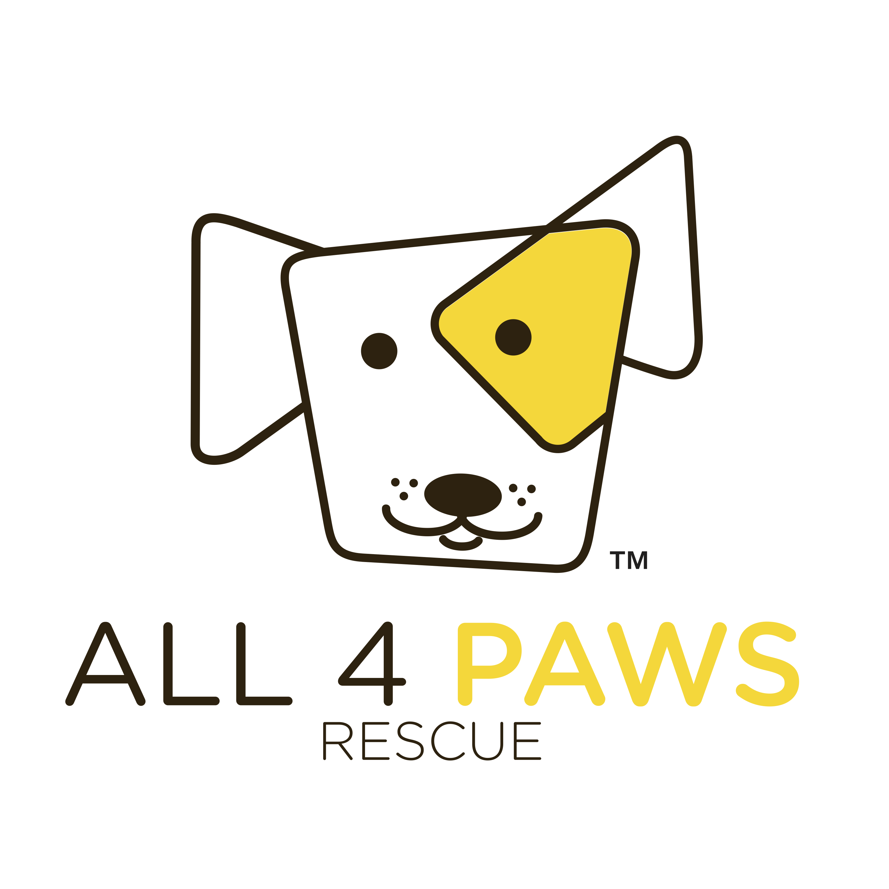 Four Paws Logo - All 4 Paws Rescue, Animal Rescue, Chester Springs, PA