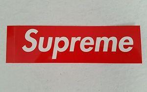 Rare Supreme Box Logo - Supreme Box Logo Sticker 100% Authentic Rare | eBay