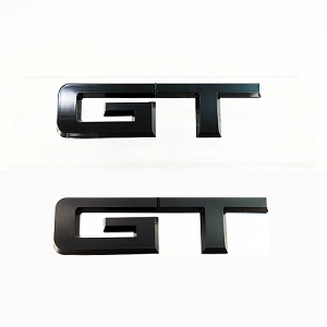 Mustang GT Logo - 2015 2018 Mustang GT UPR Rear GT Black Emblem Officially Ford